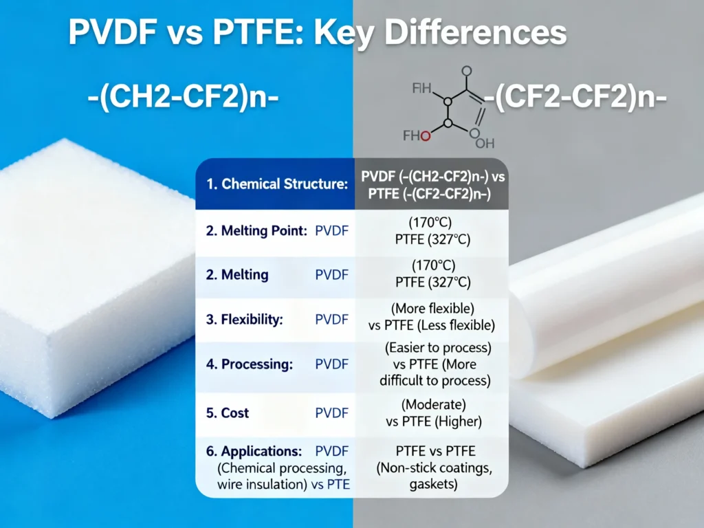PVDF frente a PTFE